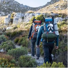 Рюкзак туристический Naturehike NH70B070-B, 70 л+5 л, голубой