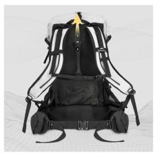 Рюкзак туристический Naturehike CNK2450XB016, 40 л, черный, L