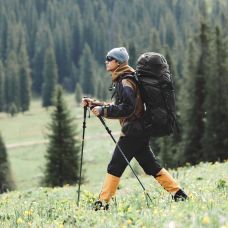Рюкзак туристический Naturehike CNK2450XB014, 70 л, черный, M