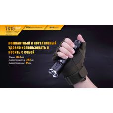 Фонарь ручной Fenix TK15UE2016 черный