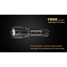 Фонарь ручной Fenix TK09 2016