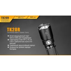 Фонарь ручной Fenix TK20R+CL05 розовый