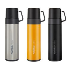 Термос Naturehike NH17S020-B, 304 сталь, 0.6 л, серебряный
