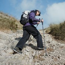 Трекинговая палка Naturehike CNK2450DS017, 35-110 см, черная