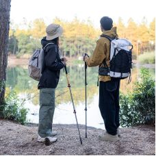 Трекинговая палка 3-сек. Naturehike Men ST 01 6061 AL NH17D001-Z, алюминий, золотистая