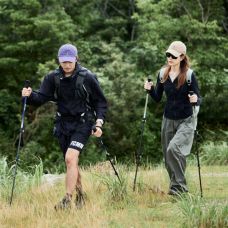 Трекинговая палка 3-сек. Naturehike Hoar Trek EXT1 CNK2300DS010, 57-120 см, алюминий, коричневая