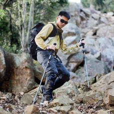 Трекинговая палка Naturehike CNK2450DS013, 103-120 см, зеленая