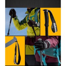 Трекінгова палиця Naturehike NH17D017-D, 56-120 см, чорна