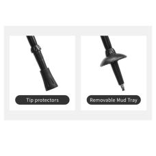 Трекинговая палка 3-сек. Naturehike CNK2550DS010, 55-120 см, алюминий, зеленый