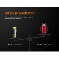 Велофара задняя Fenix BC05R