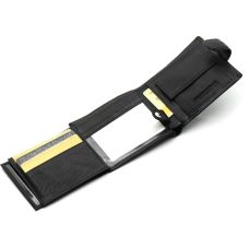 Класичний чоловічий портмоне з натуральної шкіри ST Leather В102 Чорний