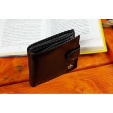 Стильное кожаное мужское портмоне ST Leather В103 Черный