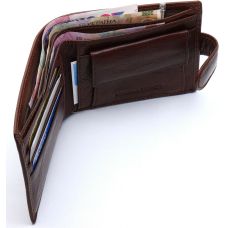 Мужское портмоне из натуральной кожи ST Leather В104 Коричневый
