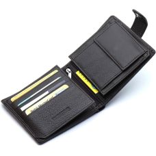 Чоловічий портмоне з натуральної шкіри ST Leather ST153 чорний