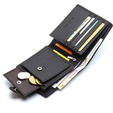 Чоловічий портмоне з натуральної шкіри ST Leather ST153 чорний