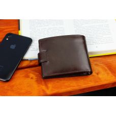 Коричневое портмоне с отделением для документов из натуральной кожи Marco Coverna MCB047-896