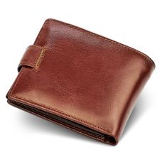 Класичний чоловічий портмоне з натуральної шкіри ST Leather В102 Коричневий