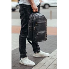 Мужской рюкзак для ноутбука и документов из натуральной кожи Tiding Bag B2-37342A