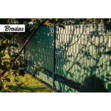 Лента для забора 19см x 35м, 450г/м², коричневая, в картонной коробке, TOB4501935BR
