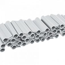 Клипсы для ограждающих лент SOLID, светло-серые, 4,75 см, 40 шт., TOBKS4740LGY