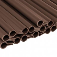 Клипсы для ограждающих лент SOLID, коричневые, 19 см, 20 шт., TOBKS1920BR