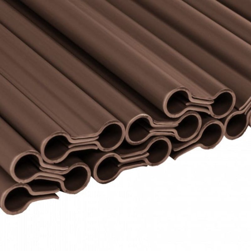 Клипсы для ограждающих лент SOLID, коричневые, 19 см, 20 шт., TOBKS1920BR