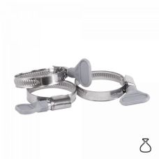 Хомут червячный нержавеющий BRADAS, с бабочкой, 25-40мм, BSGRIP 25-40/9L