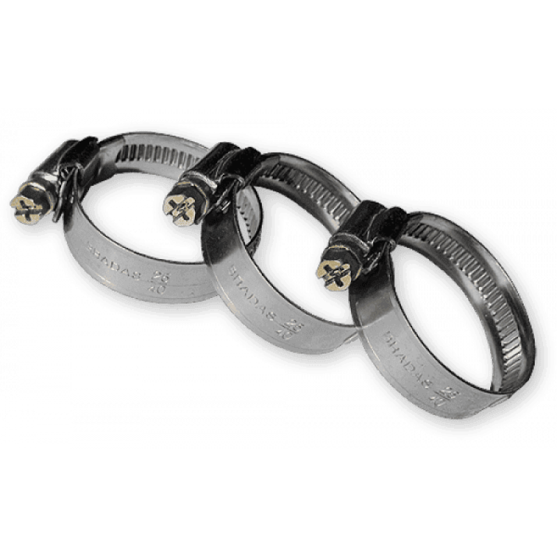 Хомут червячный нержавеющий BRADAS 130-150мм, BSW2130-150/12.