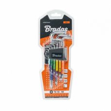 Набор ключей TORX TX 10-50 9 шт. мультиколор/длинные, DIY-HKT62-LO/B
