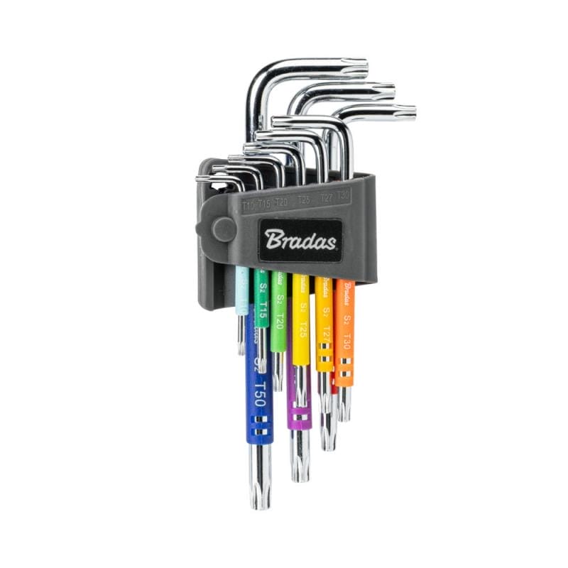 Набор ключей TORX TX 10-50 9 шт. мультиколор/длинные, DIY-HKT62-LO/B