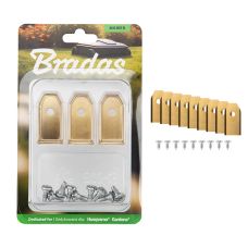 Ножі для косарок Husqvarna/Gardena, TITAN GOLD, 9 штук, блістер, LM-RHG09GB