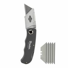 Универсальный складной металлический нож, лезвие 19мм, DIY-KN190201/B