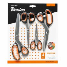 Набор универсальных ножниц PRECISION, 4 шт, HOME & GARAGE, DIY-SC208/SET-B
