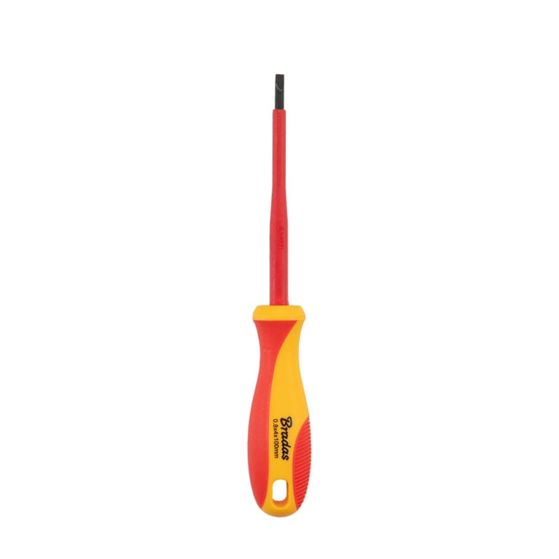 Отвертка плоская, SL 4/100 мм 1 кВ, HOME & GARAGE, DIY-SL1140100-V