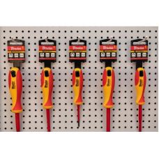 Отвертка крестообразная, PH2 6/100 мм 1 кВ, HOME & GARAGE, DIY-PH112100-V