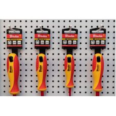 Отвертка крестообразная, PH0 3/60 мм 1 кВ, HOME & GARAGE, DIY-PH110060-V