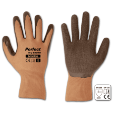 Перчатки защитные PERFECT GRIP BROWN латекс, размер
8, RWPGBR8