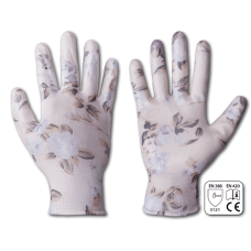 Рукавички захисні NITROX FLOWERS нітрил, розмір 6, RWNF6