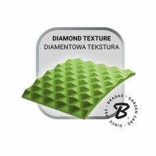 Защитные перчатки DIAMOND, нитриловые, размер M 7-8, зеленые, RWJNDGR8