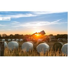 Пленка для сенажа SILAGE WRAP FOIL 0,25x1800м - БЕЛАЯ, AK-WF250X1800WH