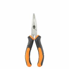 Вигнуті плоскогубці MASTER GRIP 165 мм, нікельовані, HOME & GARAGE, DIY-PL1213/6