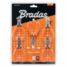 Набор плоскогубцев CLASSIC MINI 5 штук, никелированный, HOME & GARAGE, DIY-PL21/2SET