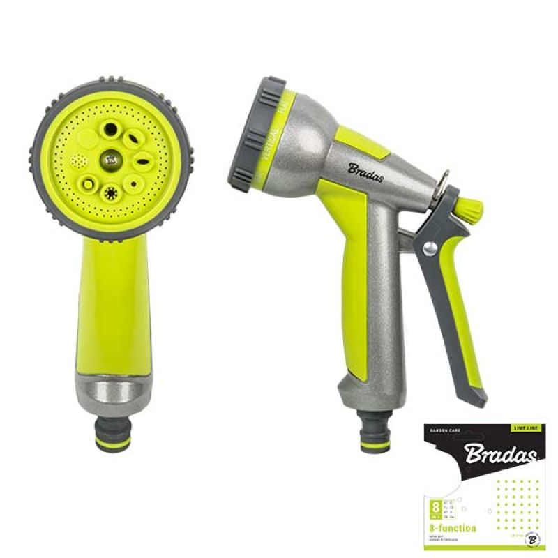 Пистолет для полива металлический 8 режимов
LIME LINE, LE-5108