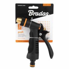 Пистолет для полива металлический регулируемый прямой, BLACK LINE, PROFI, 3в1, ECO-KT233FRSK