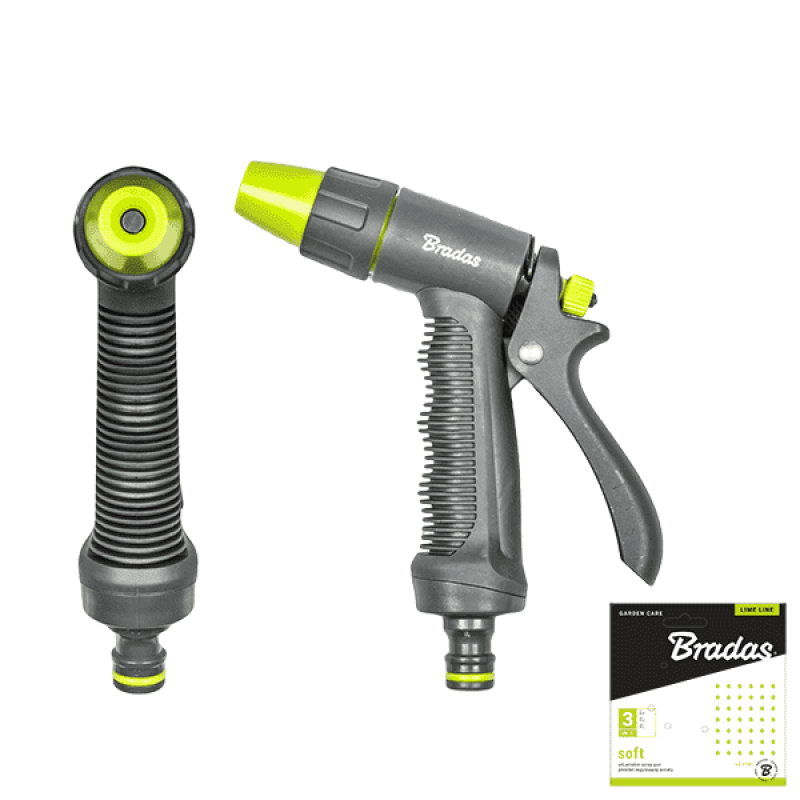 Пистолет для полива регулируемый SOFT LIME
LINE, LE-5101