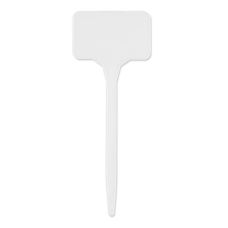 Табличка для растений 15x5,5cm, 10 штук, белый, TYE1555WH/10B