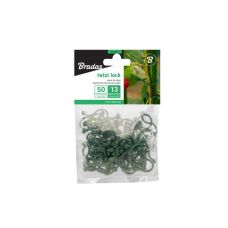 Затискачі діаметром 13 мм., 50 шт., TWIST LOCK, TYK13GR/50