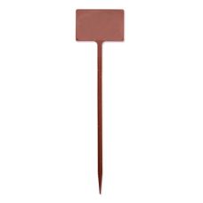 Табличка для рослин 33x9см, 10 штук, коричневий, TYE3390BR/10B