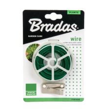 Проволока садовая для подвязки 50 м с резаком, Bradas (TYD1X50)