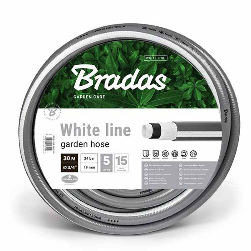 Шланг для полива 5-ти слойный WHITE LINE 1/2